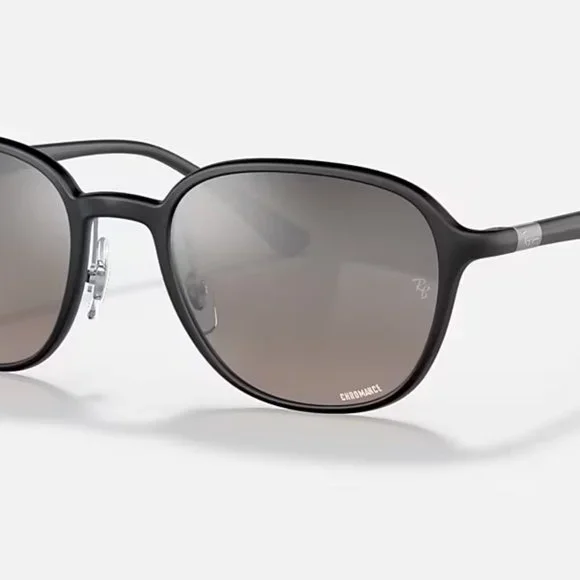 Ray Ban CHROMANCE polarized Matte Black sunglasses - Picture 4 of 4